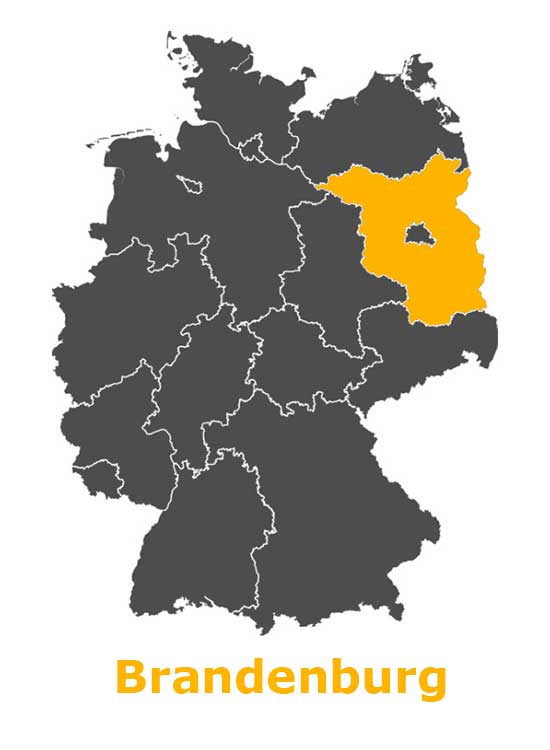 Karte Deutschland Beihilfe Brandenburg