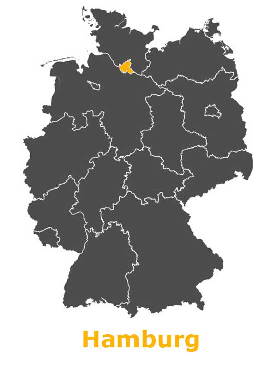 Karte Deutschland Beihilfe Hamburg