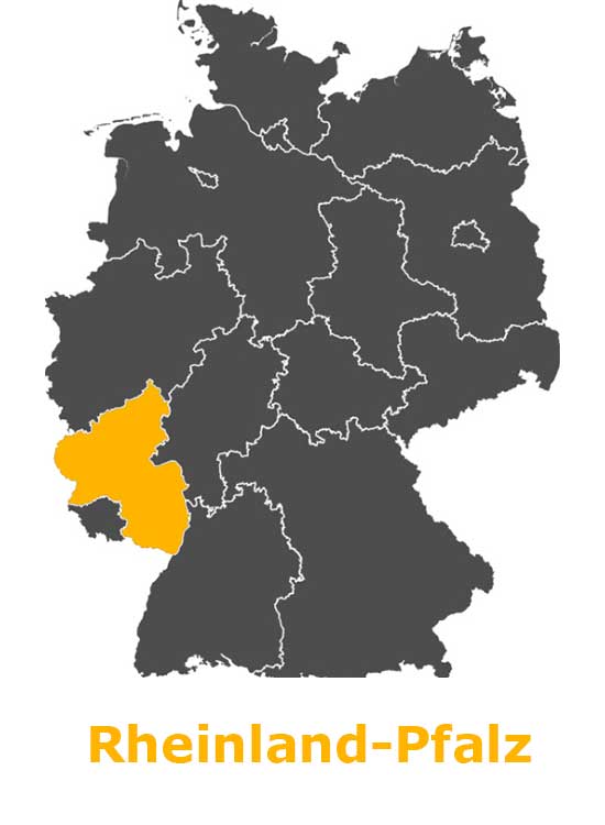 Karte Deutschland Beihilfe Rheinland-Pfalz